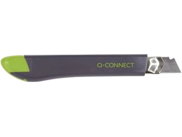 Een Q-CONNECT Heavy Duty cutter, zwart/groen koop je bij Muys Kantoor & Kado