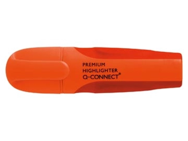 Een Q-CONNECT Premium markeerstift, oranje koop je bij Muys Kantoor & Kado