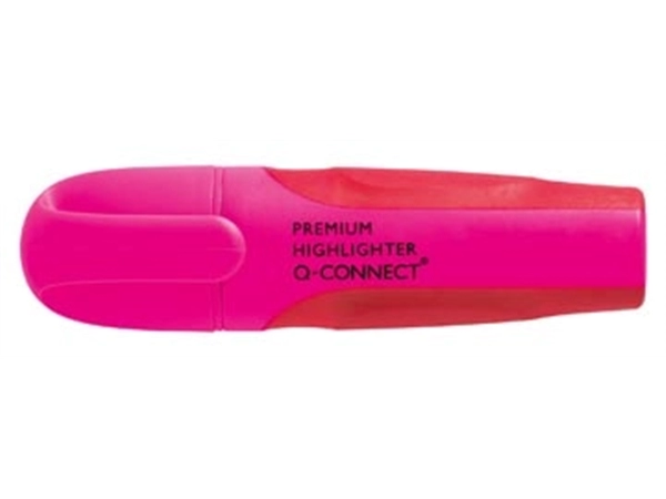 Een Q-CONNECT Premium markeerstift, roze koop je bij Muys Kantoor & Kado