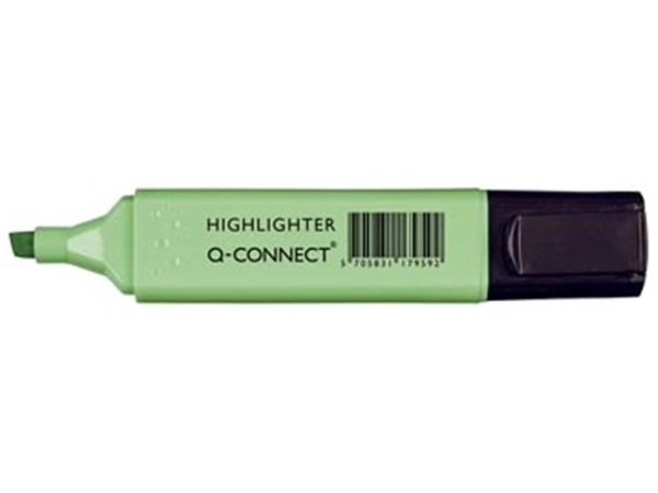 Een Q-CONNECT markeerstift pastel, groen koop je bij Muys Kantoor & Kado