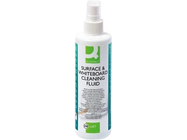 Een Q-CONNECT reinigingsspray voor whiteboards, 250 ml koop je bij Muys Kantoor & Kado