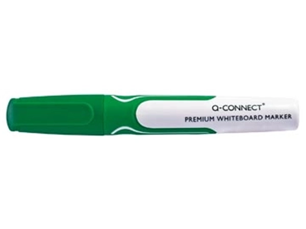 Een Q-CONNECT whiteboard marker, 3 mm, ronde punt, groen koop je bij Muys Kantoor & Kado