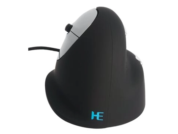 Een R-Go HE ergonomische muis, medium, met draad, voor linkshandigen koop je bij Muys Kantoor & Kado