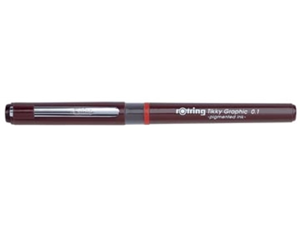 Een Rotring fineliner Tikky Graphic 0,1 mm koop je bij Muys Kantoor & Kado