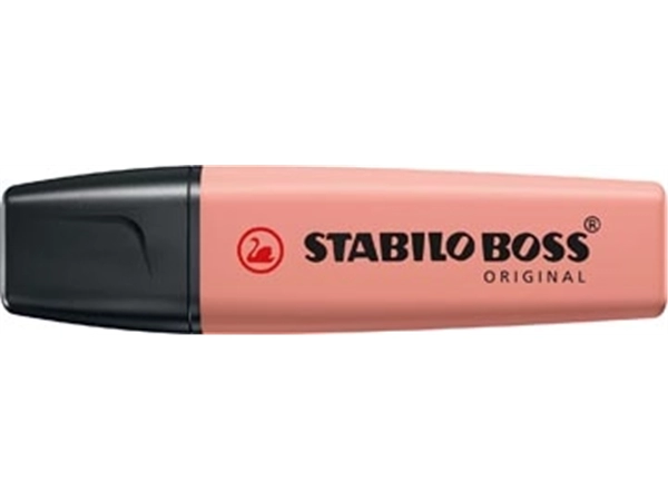 Een STABILO BOSS ORIGINAL NatureCOLORS markeerstift sienna (rozebruin) koop je bij Muys Kantoor & Kado