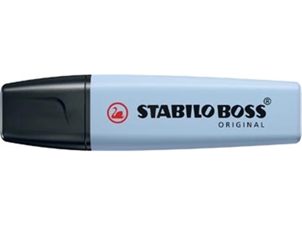 Een STABILO BOSS ORIGINAL Pastel markeerstift, cloudy blue (lichtblauw) koop je bij Muys Kantoor & Kado