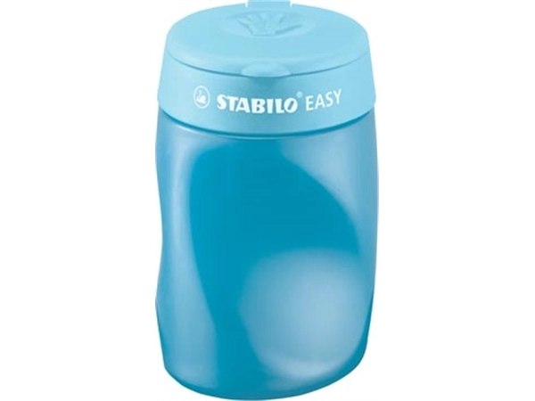 Een STABILO EASYsharpener potloodslijper, 2 gaten, voor linkshandigen, blauw koop je bij Muys Kantoor & Kado