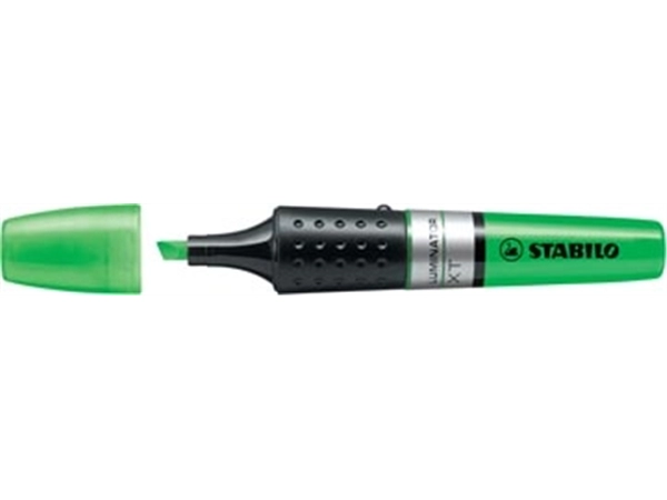 Een STABILO LUMINATOR markeerstift, groen koop je bij Muys Kantoor & Kado