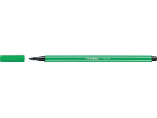 Een STABILO Pen 68 viltstift, groen koop je bij Muys Kantoor & Kado