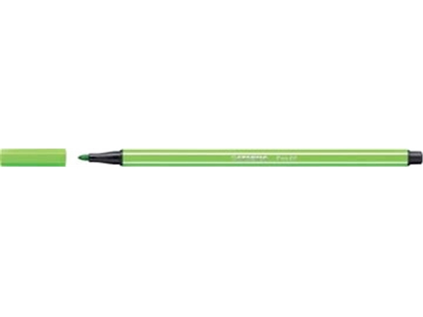 Een STABILO Pen 68 viltstift, lichtgroen koop je bij Muys Kantoor & Kado