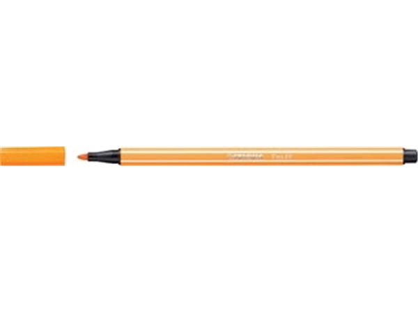 Een STABILO Pen 68 viltstift, oranje koop je bij Muys Kantoor & Kado