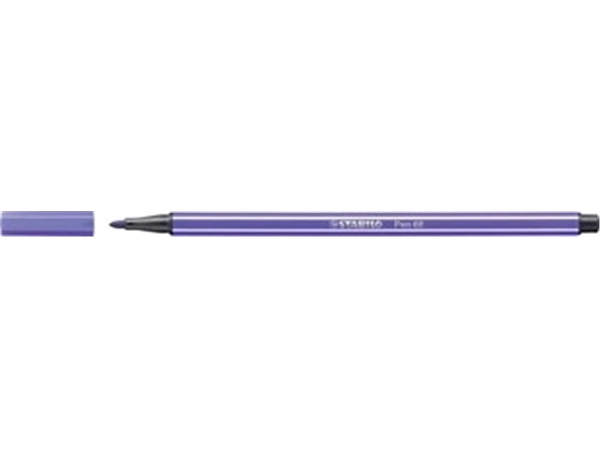 Een STABILO Pen 68 viltstift, violet koop je bij Muys Kantoor & Kado