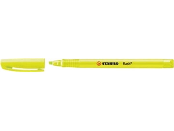 Een STABILO flash markeerstift, geel koop je bij Muys Kantoor & Kado