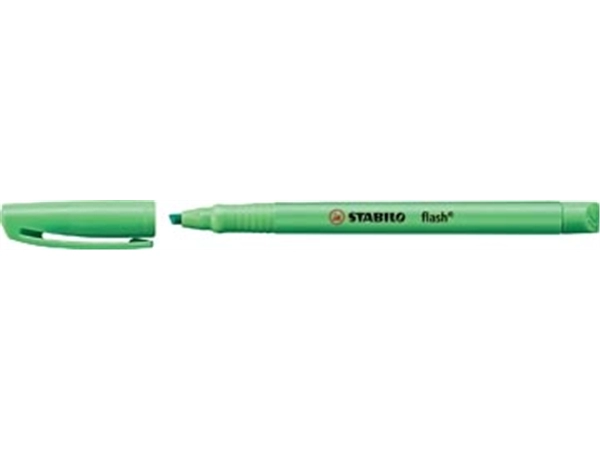 Een STABILO flash markeerstift, groen koop je bij Muys Kantoor & Kado