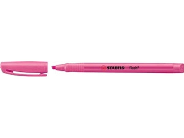 Een STABILO flash markeerstift, roze koop je bij Muys Kantoor & Kado