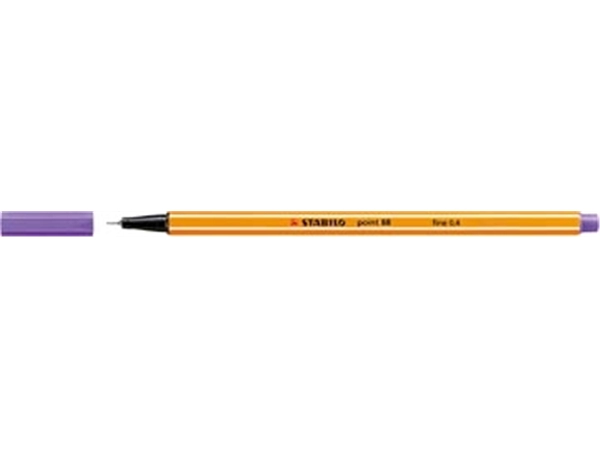 Een STABILO point 88 fineliner, violet koop je bij Muys Kantoor & Kado