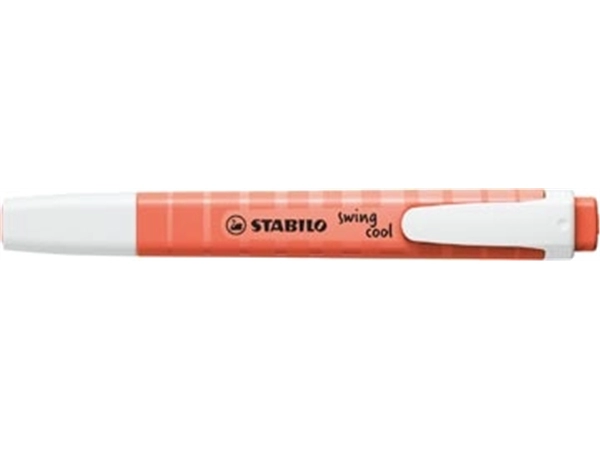 Een STABILO swing cool markeerstift, mellow coral red koop je bij Muys Kantoor & Kado