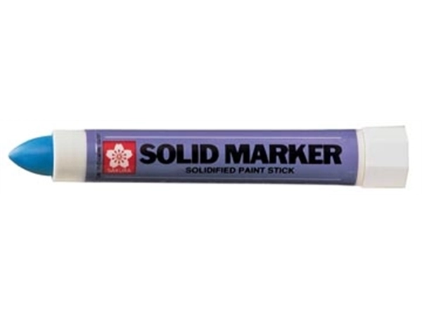 Een Sakura merkstift Solid Marker blauw, brede punt koop je bij Muys Kantoor & Kado