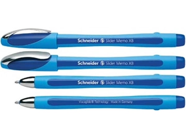 Een Schneider Balpen Slider Memo XB blauw koop je bij Muys Kantoor & Kado