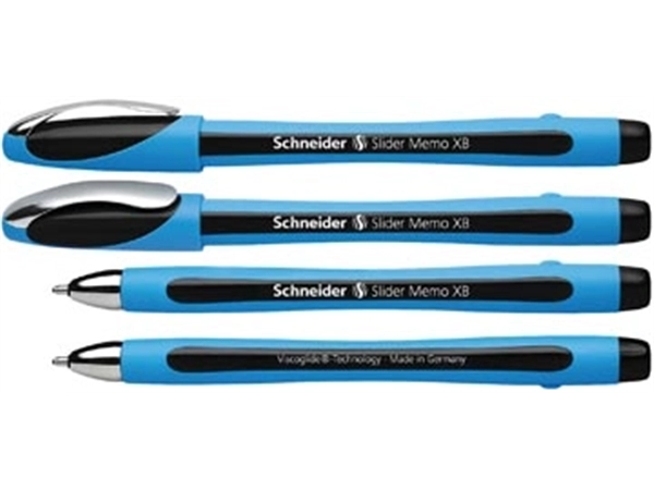 Een Schneider Balpen Slider Memo XB zwart koop je bij Muys Kantoor & Kado