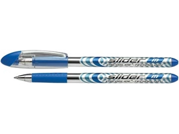 Een Schneider Balpen Slider schrijfbreedte 0,7 mm, blauw koop je bij Muys Kantoor & Kado