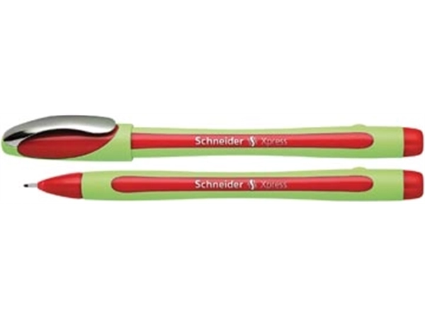 Een Schneider Fineliner Xpress rood koop je bij Muys Kantoor & Kado