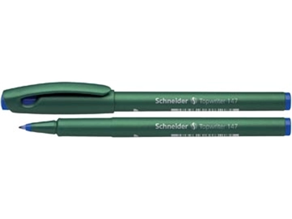 Een Schneider fineliner topwriter 147 blauw koop je bij Muys Kantoor & Kado