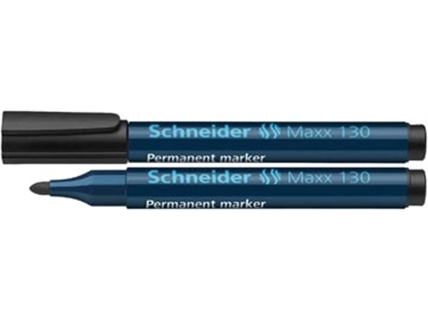 Een Schneider permanent marker Maxx 130 zwart koop je bij Muys Kantoor & Kado