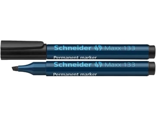 Een Schneider permanent marker Maxx 133 zwart koop je bij Muys Kantoor & Kado