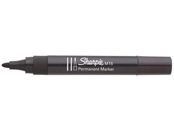 Een Sharpie permanent marker M15 zwart koop je bij Muys Kantoor & Kado