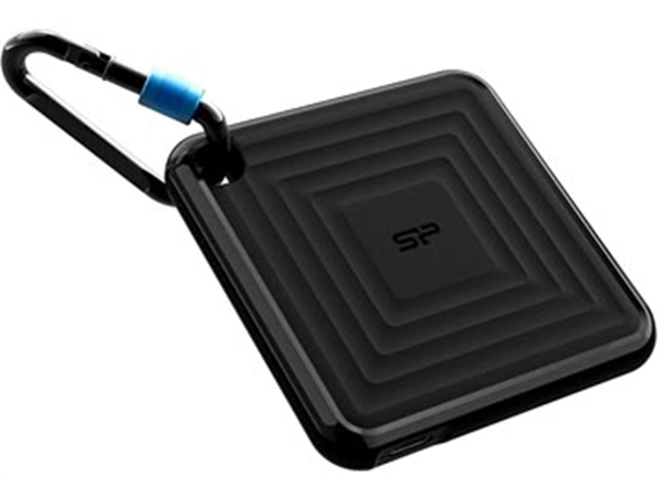 Een Silicon Power draagbare SSD harde schijf, USB-C, 1 TB, zwart koop je bij Muys Kantoor & Kado