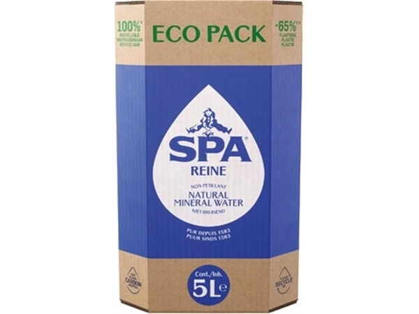 Een Spa Reine, niet-bruisend, eco pack van 5 l koop je bij Muys Kantoor & Kado