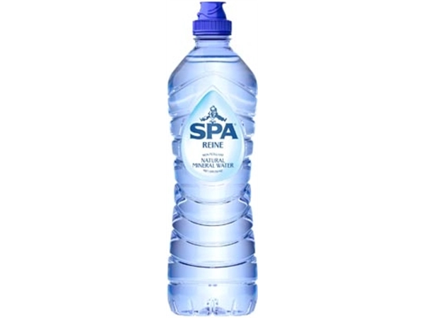 Een Spa Reine water, met sportdop, fles van 75 cl, pak van 6 stuks koop je bij Muys Kantoor & Kado