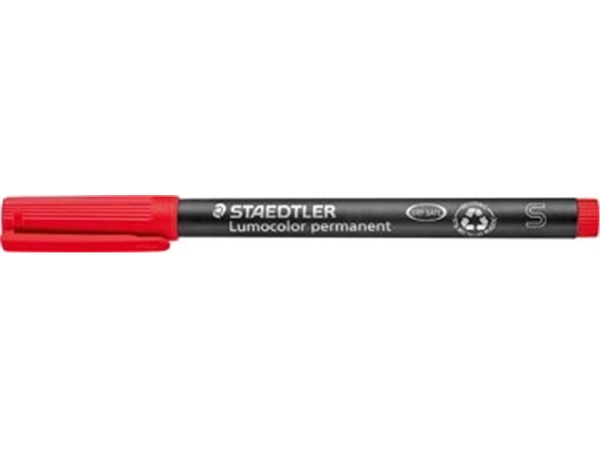 Een Staedtler Lumocolor 313, OHP-marker, permanent, 0,4 mm, rood koop je bij Muys Kantoor & Kado