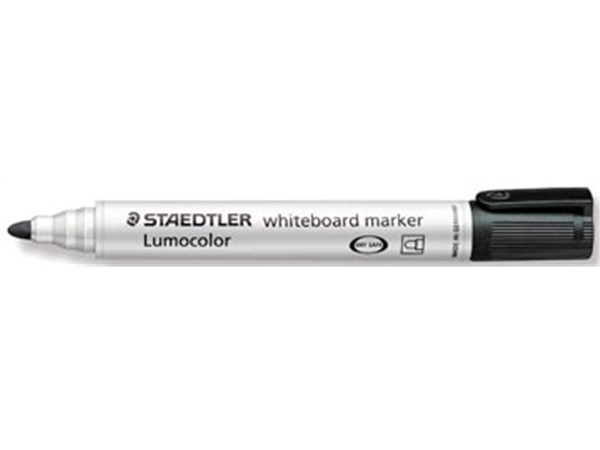 Een Staedtler Lumocolor whiteboardmarker zwart koop je bij Muys Kantoor & Kado