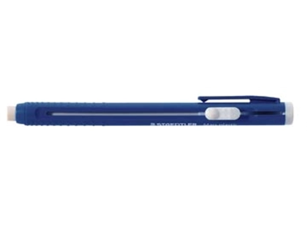 Een Staedtler gum Mars Plastic gumhouder, blauw lichaam koop je bij Muys Kantoor & Kado