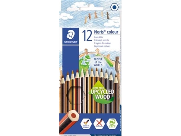 Een Staedtler kleurpotlood Noris Club People Of The World 12 kleurpotloden koop je bij Muys Kantoor & Kado