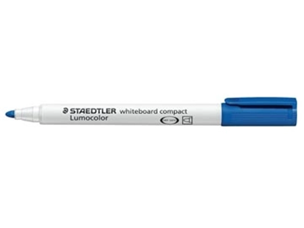 Een Staedtler whiteboardmarker Lumocolor Compact blauw koop je bij Muys Kantoor & Kado