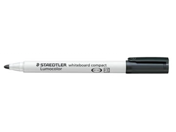 Een Staedtler whiteboardmarker Lumocolor Compact zwart koop je bij Muys Kantoor & Kado