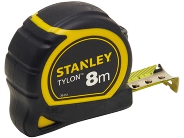 Een Stanley Tylon rolmeter 25 mm x 8 m koop je bij Muys Kantoor & Kado