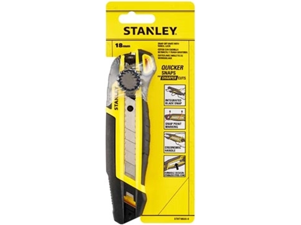 Een Stanley cutter met schroefknop MPP Quick Snap 18 mm koop je bij Muys Kantoor & Kado