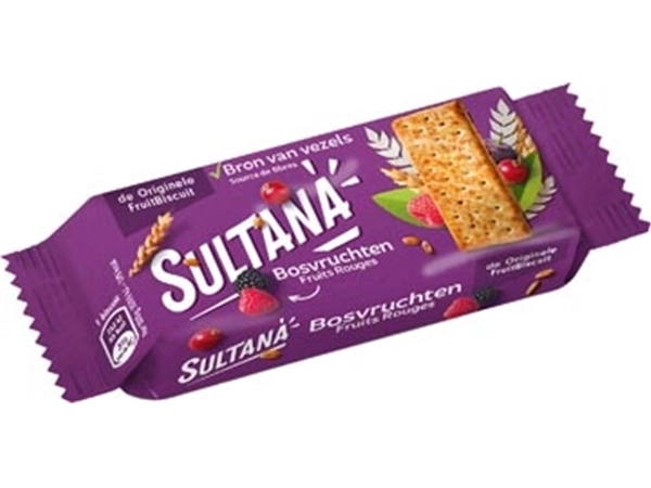 Een Sultana Fruitbiscuits Bosvruchten, 43 g koop je bij Muys Kantoor & Kado