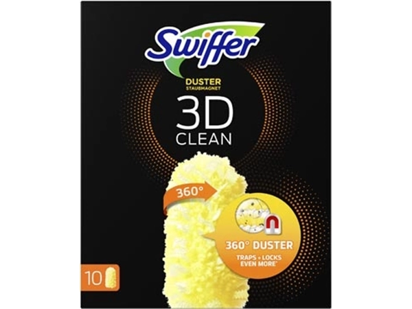 Een Swiffer Duster 3D Clean navulling, pak van 10 stuks koop je bij Muys Kantoor & Kado