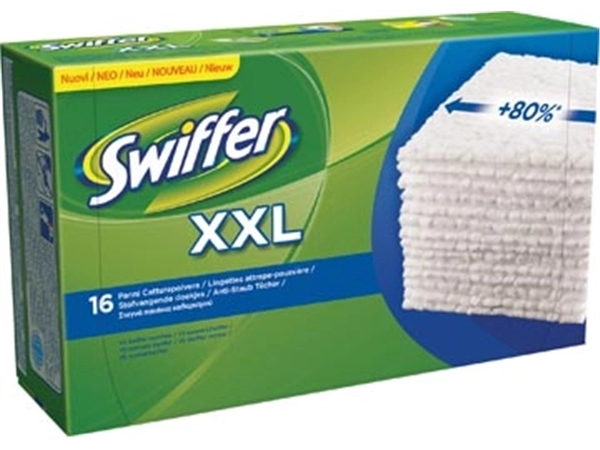 Een Swiffer navulling voor XXL Kit, pak van 16 stuks koop je bij Muys Kantoor & Kado