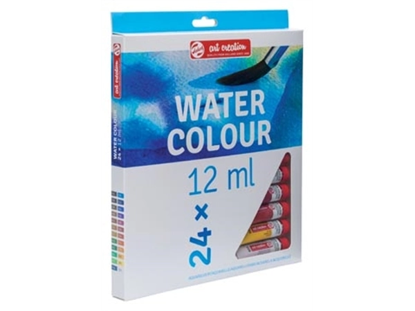 Een Talens Art Creation aquarelverf 12 ml, set van 24 tubes, assorti koop je bij Muys Kantoor & Kado