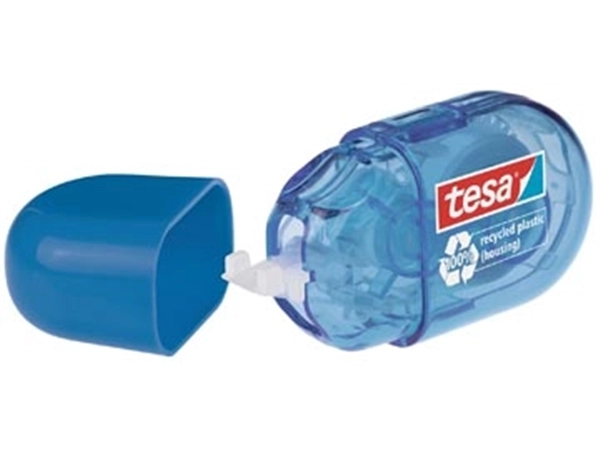 Een Tesa mini correctieroller blauw koop je bij Muys Kantoor & Kado