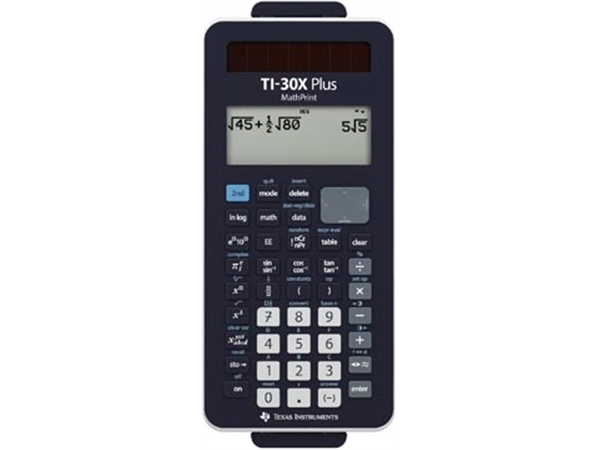 Een Texas TI-30X Plus MathPrint wetenschappelijke rekenmachine koop je bij Muys Kantoor & Kado