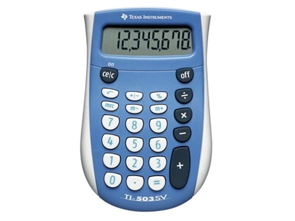 Een Texas zakrekenmachine TI-503 SV koop je bij Muys Kantoor & Kado