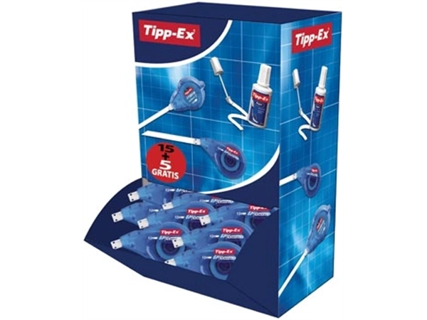 Een Tipp-Ex correctieroller Easy Correct 20 correctierollers (15 + 5 GRATIS) koop je bij Muys Kantoor & Kado