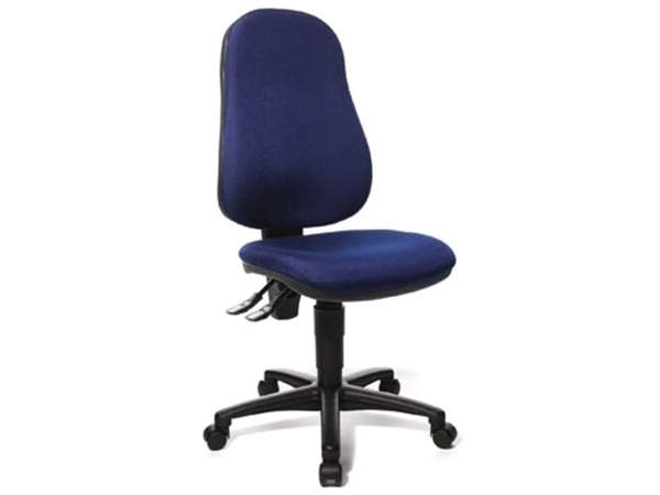 Een Topstar bureaustoel Point 60, blauw koop je bij Muys Kantoor & Kado